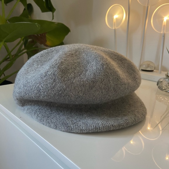 Accessories - Made in Korea wool puffy beret